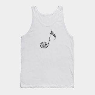 Musical Instrument Note Tank Top